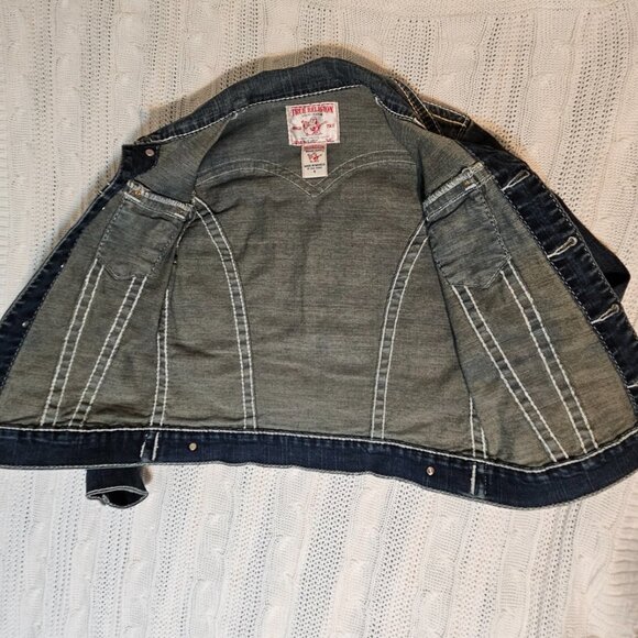 TRUE RELIGION Disco Emily Jean Jacket Size Small with COA - Picture 7 of 8